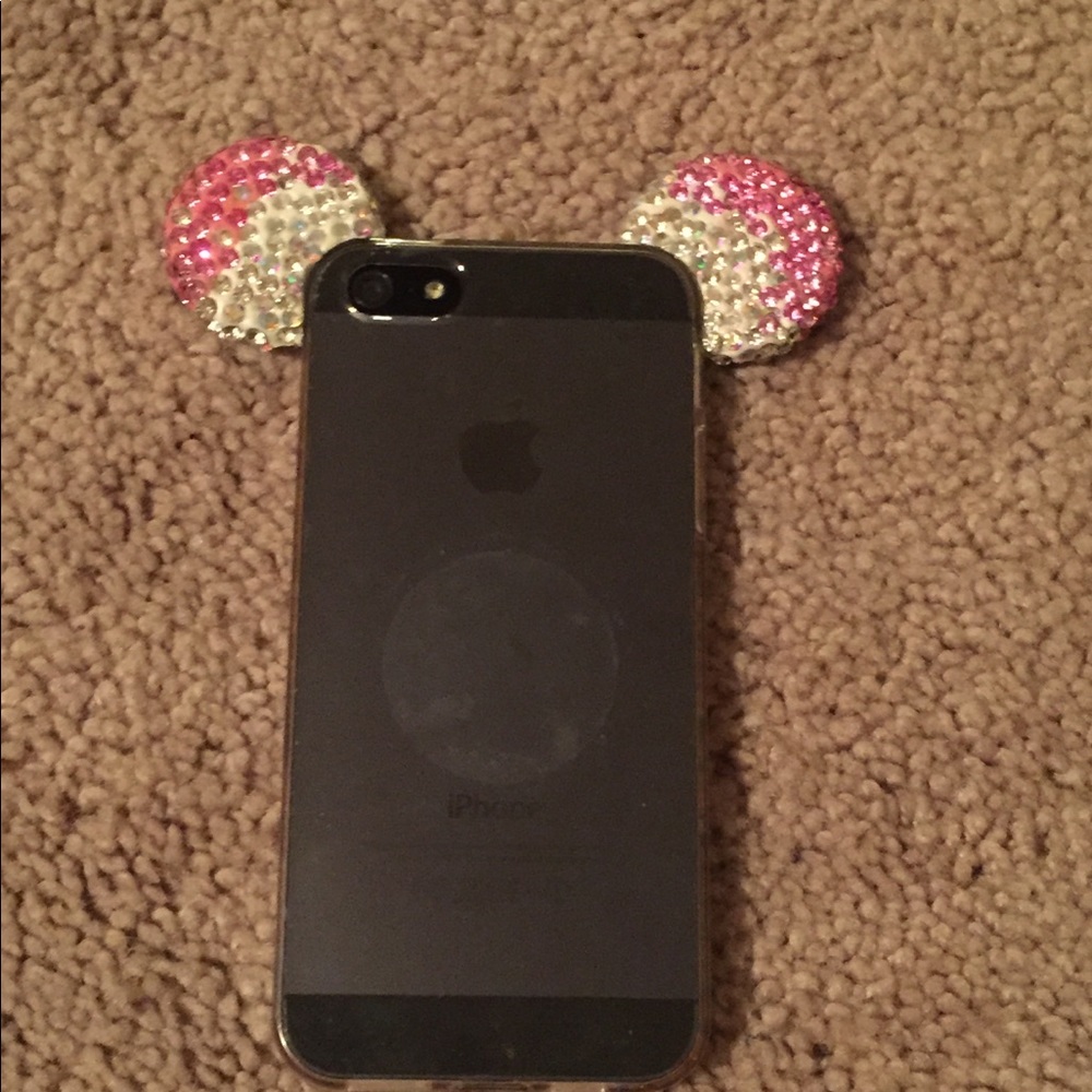 An iPhone 5.